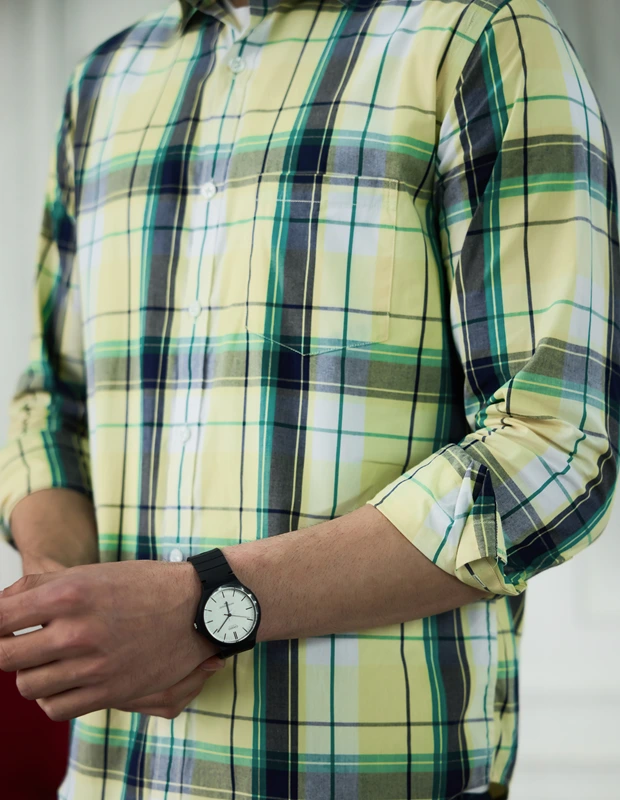 Sunflower Indigo Check Shirt